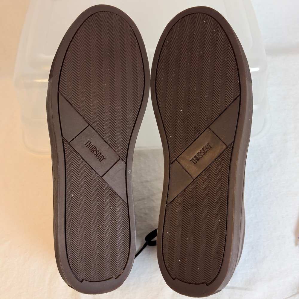 Thursday Boot Co Premier Low Top Sneakers Mens 14 Coffee Leather Brown Shoes - Picture 5 of 9